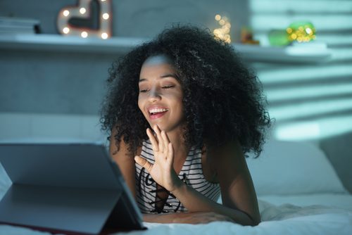 Chat por vídeo em casa