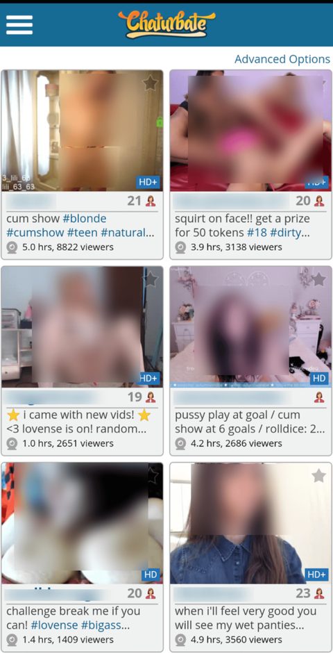 Aplicativo do Chaturbate