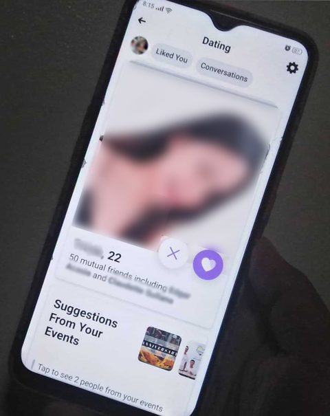 Membro do Facebook Dating