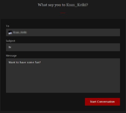 Mensagens FetLife