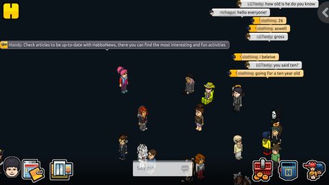 Sala de bate-papo do Habbo