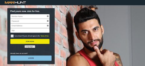 Cadastro no Manhunt