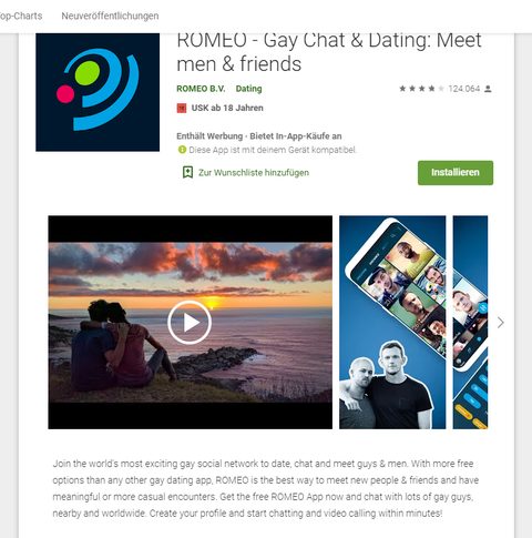 App do PlanetRomeo