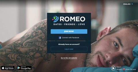 Cadastro no PlanetRomeo