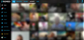 Captura de tela do site Romeo
