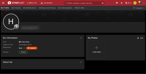 stripchat perfil