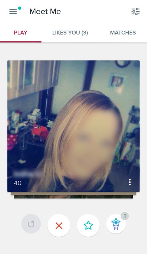 Perfil no app do Tagged