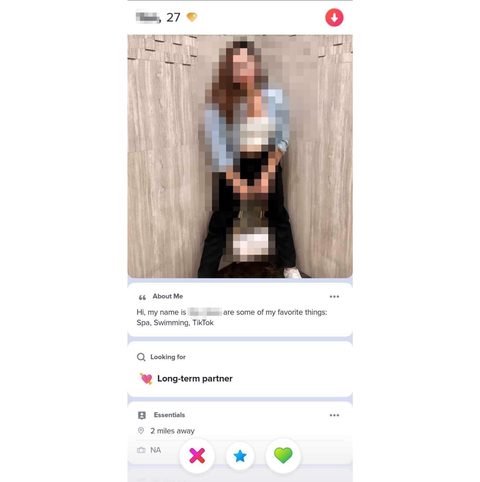 Perfil do Tinder