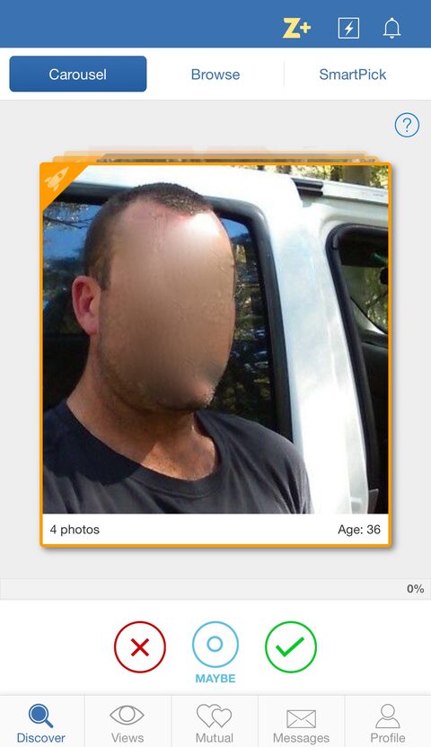 Análise do app Zoosk
